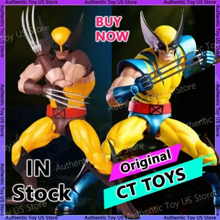 Original Ct Toys Wolverine Action Figure Deadpool Mafex 096 Figure Mafex138 X-Men Comic Version Figurine Collection Model Toys
