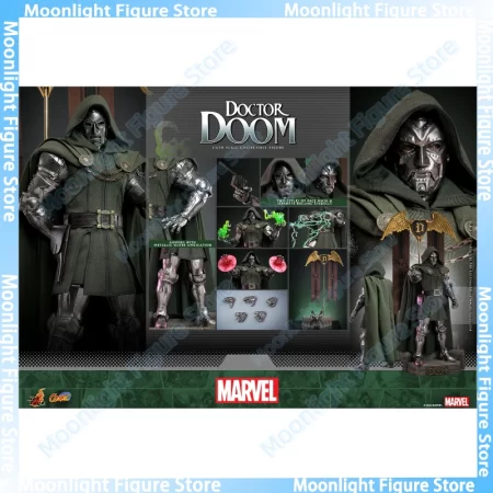 In Stock Hottoys CMS022 Doctor Doom 1/6 Soldier Doll Animation Action Figure Toy Gift Model Collection