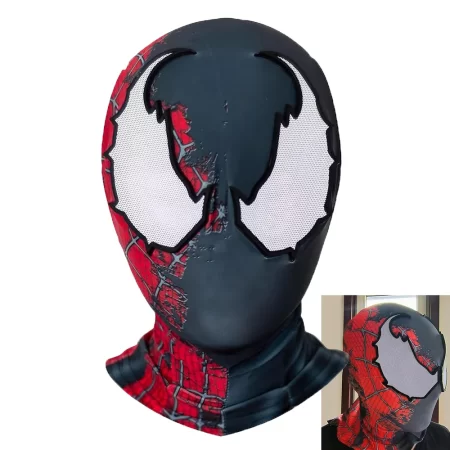 Spiderman Venom Mask Cosplay Venom Superhero Peter Parker Helmet Halloween Carnival Dress Up Party Costumes Props Gifts