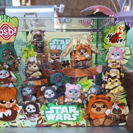 New Original Hot Toys Star Wars Ewok Man Cosbi Mini Blind Box Q-Version Doll Trendy Toy Collect Figure Mystery Box Surprise Gift