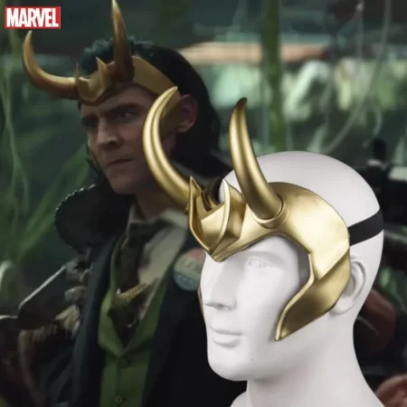 Marvel The Avengers Loki Odison Peripheral Movies Creative Halloween cosplay helmet props boys and girls headdress birthday gift