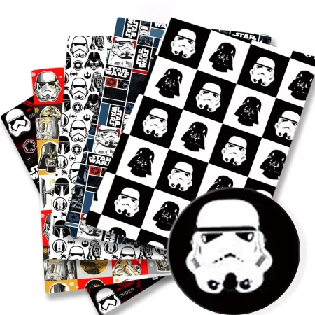 140x50CM Cartoon printed fabric DIY star wars Cartoon Polyester/100Cotton/satin Fabric Patchwork Tissue Kid Sewing Doll Curtain
