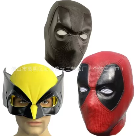 New Wolverine Mask Pvc Helmet, Deadpool 3 Movie Cosplay Halloween New Performance Costume Headgear