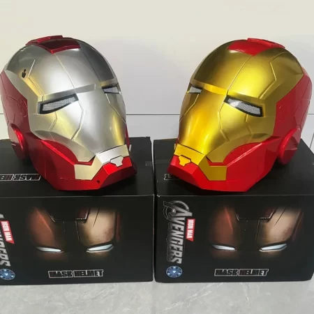 In Stock Marvel Avengers Iron Man Helmet Adult Child Model Cosplay 1:1 Light Led Ironman Mask Action Figure Toys Children Gift