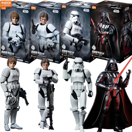 BLOKEES STAR WARS Darth Vader Luke Skywalker Imperial Stormtrooper‌ Beyond Version Action Figure Decoration Collect Toys Gift